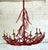 Vintage Coastal Coral Branch Chandelier For Sale - Image 10 of 12