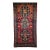 Antique Caucasian Cloudband Kazak Area Rug, Wool, Cranberry Red, 1890s, 3' x 7' For Sale