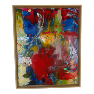 Alexio Bernman Abstract Titled Rainbow Fury