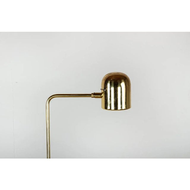 Swedish Brass Floor Lamp from Bergboms, 1960s, in Flawless conditions. Designed 1960 to 1969 This piece has an attribution...
