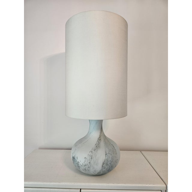 Glass Vintage Table Lamp from Glashütte Limburg, Germany, 1970s For Sale - Image 7 of 13