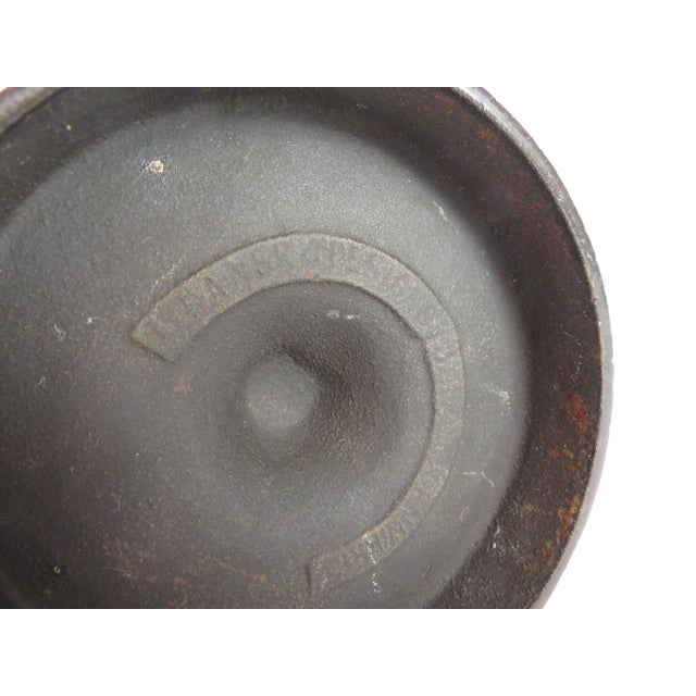 Mid Century 19" Dansk Jens Quistgaard Rotating Candelabra ~ Iron Candle Holder ~ Danish Modern Table or Mantel Art Decor For Sale - Image 12 of 12