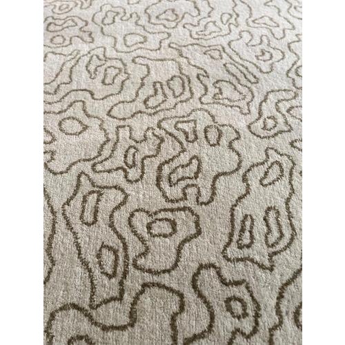 Contemporary French Hand-Tufted Vermont Wool Rug, 1970s For Sale - Image 3 of 9