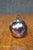 Sea Glasbruk Swedish Iridescent Art Glass Apple Paperweight For Sale - Image 4 of 8