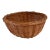 Vintage Round Wicker Basket For Sale
