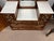Brown Early 1900's Antique Mirrored Vanity Dresser, Handcarved Walnut, Marble Topped For Sale - Image 8 of 10