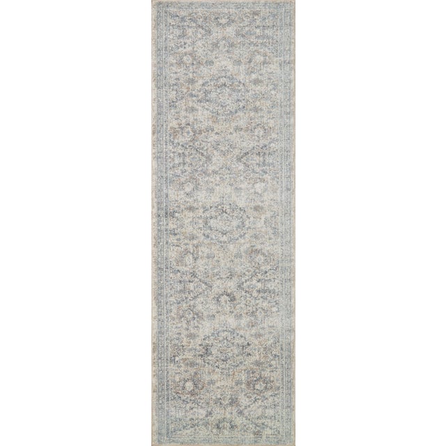 Not Yet Made - Made To Order Amber Lewis x Loloi Zuma Pebble / Stone 18" x 18" Sample Rug For Sale - Image 5 of 6