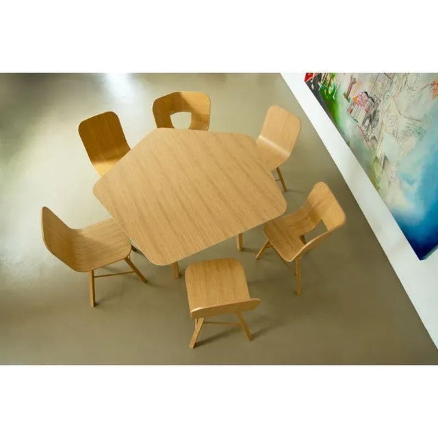 Tria Chair in Natural Oak by Colé Italia For Sale - Image 4 of 11