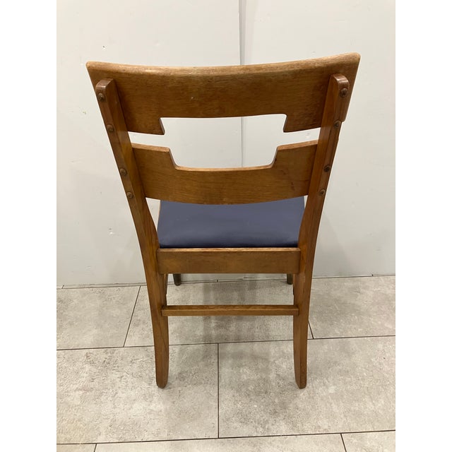 1950s Pair of 1950s Heywood Wakefield Style Chairs For Sale - Image 5 of 9