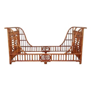 Chinoiserie Rattan Twin Daybed For Sale