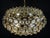 1960s Large Gold-Plated Glass Lenses Chandelier from Palwa, Germany , 1960s For Sale - Image 5 of 11