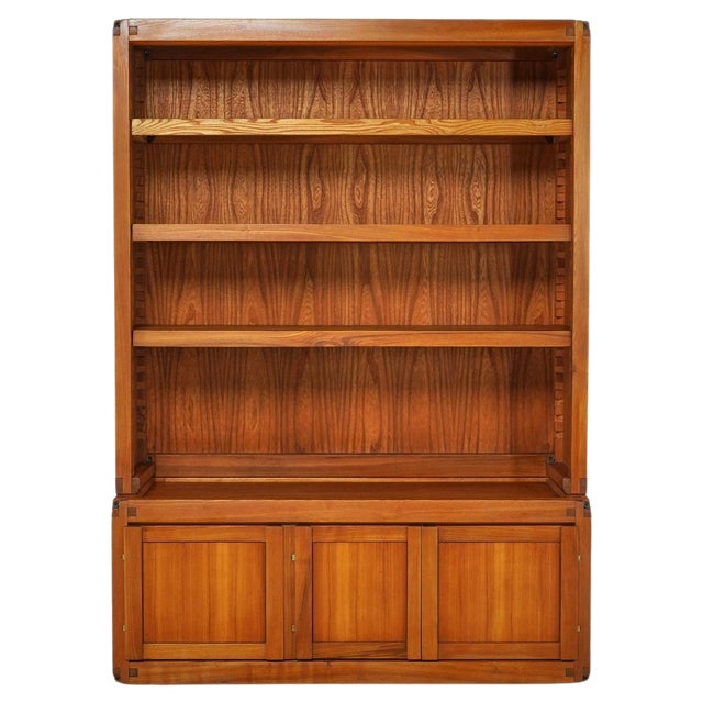 Large French B10 Bookcase Cabinet by Pierre Chapo, 1960 For Sale