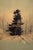 Absence/No Presence by Brooks Salzwedel | India Ink and Acrylic Artwork of a Tree and Structure For Sale