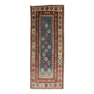 Late 19th Century Blue Antique Talish Runner