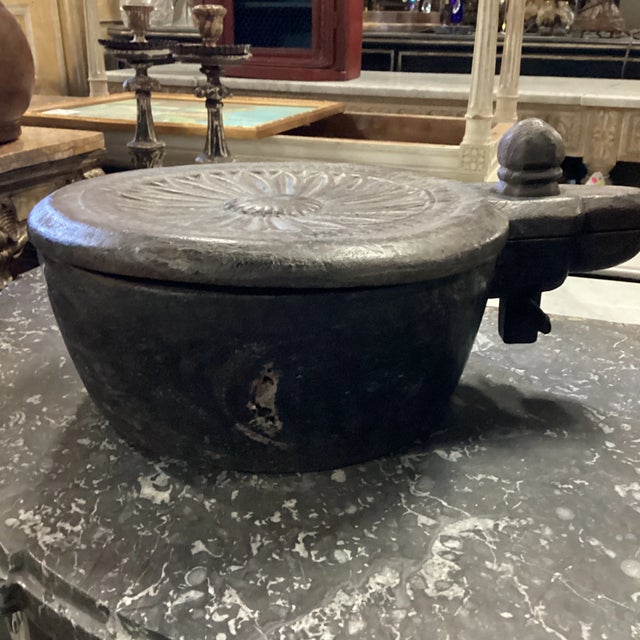 Mid 20th Century Hand Carved Wooden Spice Container From India For Sale - Image 9 of 12