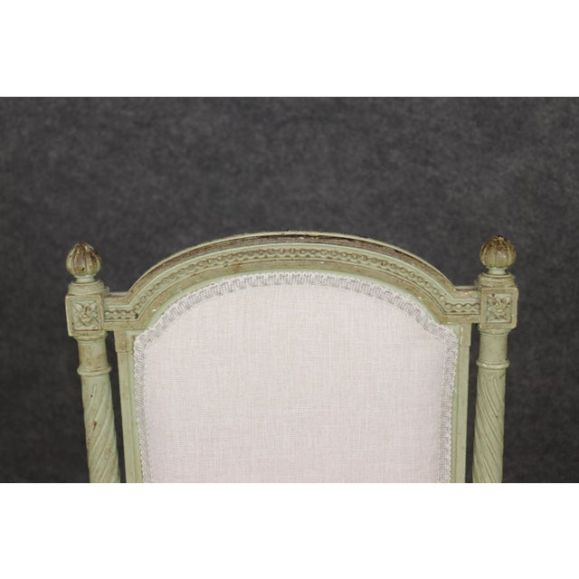 Set 18 Maison Jansen Signed Early 20th C Louis XVI Style Dining Chairs For Sale - Image 13 of 17