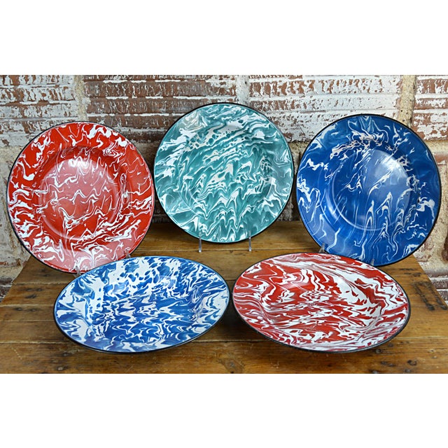 Vintage Enamel Bowls Set of 5 Chairish