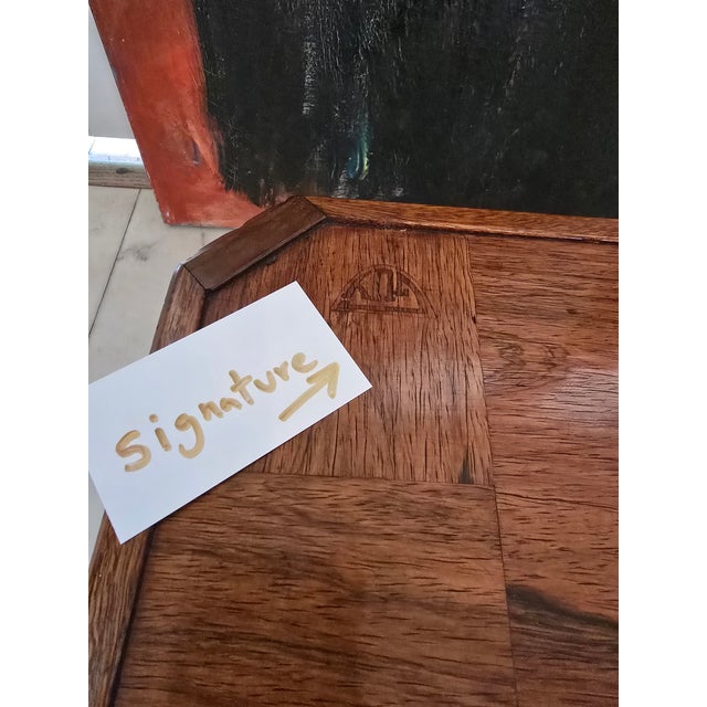 Vintage Mid Century Emile Galle Style Signed Low Table For Sale - Image 11 of 13