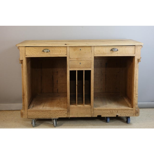Antique Oak Countertop, 1890s For Sale - Image 10 of 16