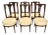 Early 20th Century Set Of Six Regency Style Carved Dining Chairs For Sale