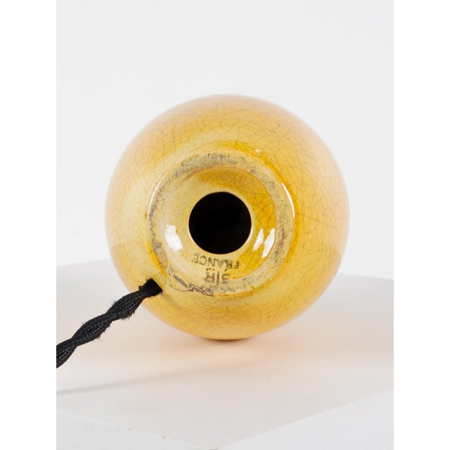 1950s Vintage French Table Lamp in Ceramic, 1950 For Sale - Image 5 of 7