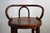 Rare children's high stool in bentwood. Superb patina. This model is a taller version of the Thonet 209 model, also known...