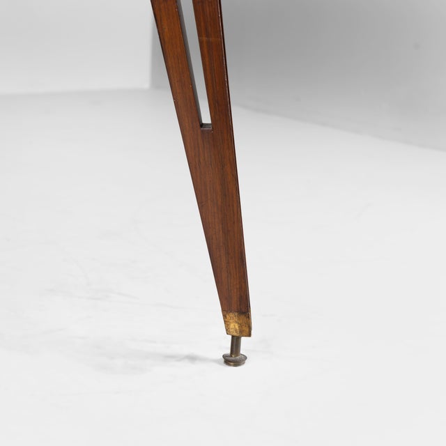 Wood Mid-Century Extendable Wooden Table, 1950s For Sale - Image 7 of 18