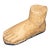 Step Back in Time: A Large Carved Wooden Foot with Character- 16"L For Sale