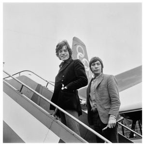 'Mick Jagger and Charlie Watts' Unframed Archival Pigment Print