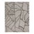 Modern Hand-Tufted Wool Rug Abstract Geometric Linear Design – Greige & Charcoal For Sale
