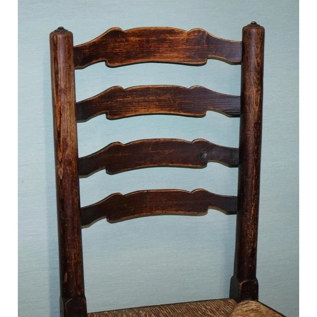 Country House Dining Chairs in Oak, Set of 4 For Sale - Image 16 of 18