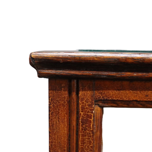 1920s Antique Country Store Oak Display Case With Feet C1920 For Sale - Image 5 of 10
