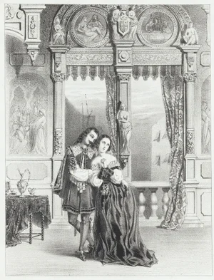 Charles Deshays, Stradella, Lithograph, 1838