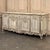 Antique Country French Stripped Walnut Buffet With Thick Siena Marble Top For Sale - Image 4 of 18