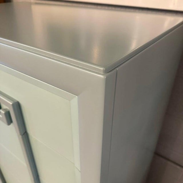 1940s Hollywood Regency Mandarin Greek Key Highboy Dresser by Kittinger For Sale - Image 11 of 12