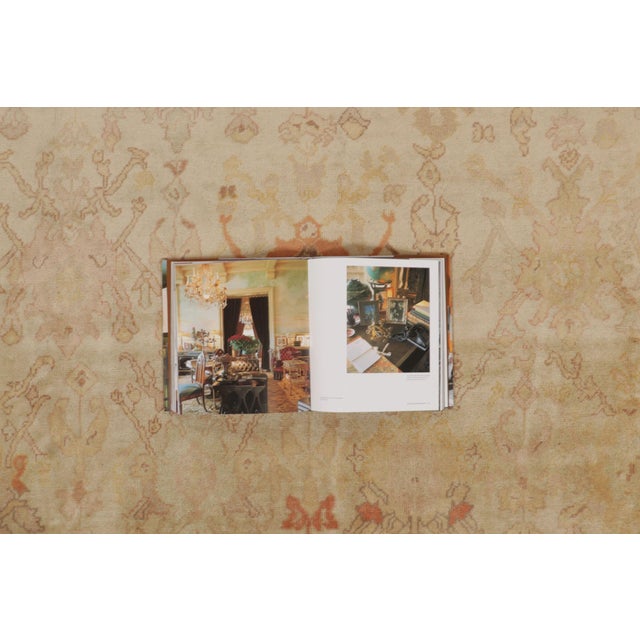 Rug & Kilim’s Oushak-Inspired Oversized Rug in Beige & Gold Floral Pattern For Sale - Image 9 of 10