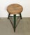 Mid-Century Modern Industrial Green Workshop Stool, 1960s For Sale - Image 3 of 17