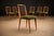 Rare Set of Six Dining Chairs by Joaquim Tenreiro in Caviúna Wood & Olive Green Mohair, Brazil, 1950s For Sale - Image 15 of 16