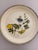Pair of substantial vintage round decorative trays featuring beautiful hand painted botanical and fruit motifs. They have...