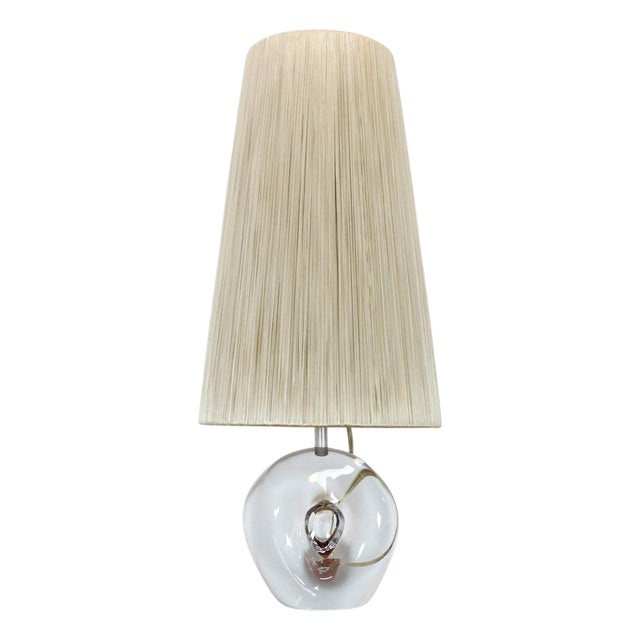 1970s Mid-Century Modern Murano Table Lamp For Sale