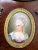 19th C French Louis XVI Mahogany & Bronze W Sèvres Style Portraits Salon Table For Sale - Image 10 of 18
