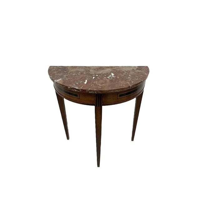 Small 19th Century Dutch Oak Wall Table, 1890s For Sale - Image 3 of 6