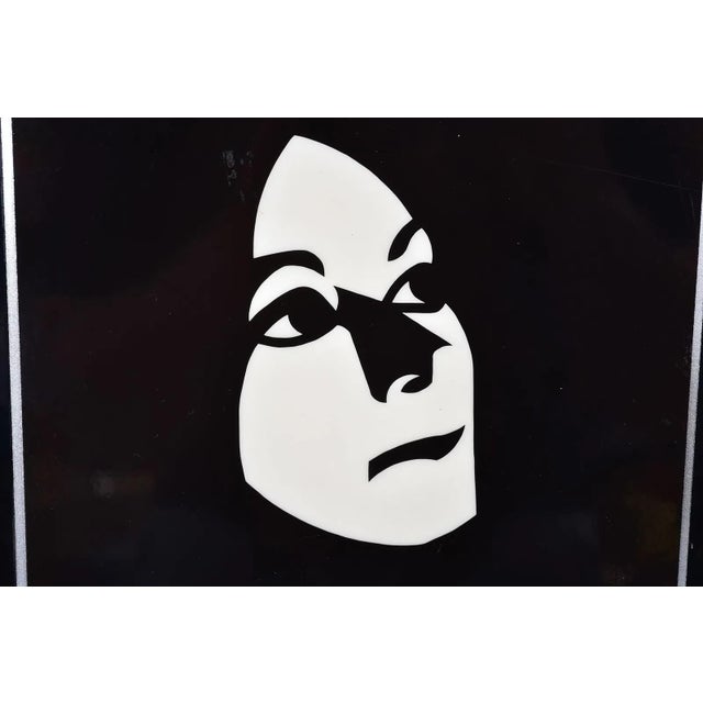 Set of 4 Original 1960s Monochrome Paintings by Earl Hubbard (Jfk, Lincoln, Churchill, Barbara Marx Hubbard) For Sale In New York - Image 6 of 10
