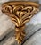 Vintage Petite Gold Gilt Finish Wall Sconce Shelf For Sale - Image 10 of 10