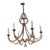 Nierman Weeks Multi‑Arm Gilt Chandelier – Classic Candle‑Style Lighting For Sale