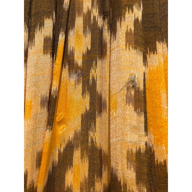 Early 20th Century Pleated Ikat Lampshade For Sale In New York - Image 6 of 9