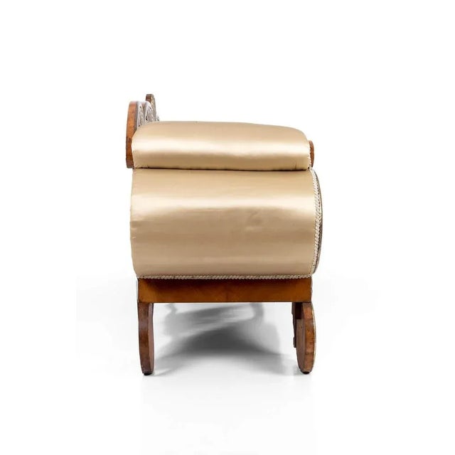 Antique Spanish Sofa in Birch For Sale - Image 3 of 12