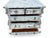 A breathtaking coastal dresser transformed by Maison Martine. This 36-inch chest features a soft blue patina inspired by...