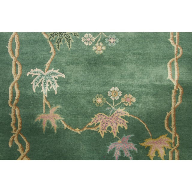 Late 20th Century Contemporary Chinese Deco Style Wool Rug by Rug & Kilim, India For Sale - Image 5 of 9