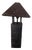 Ethnic Wooden Table Lamp, 1970s For Sale